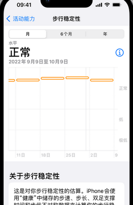 柳江iPhone手机维修如何在iPhone开启'步行稳定性通知'