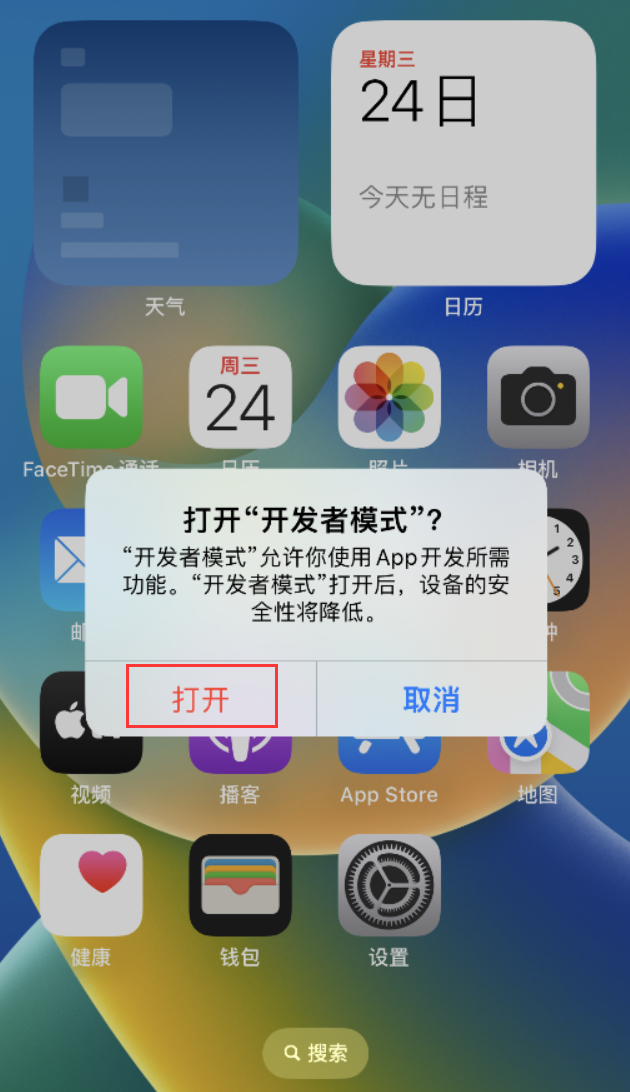 柳江苹果手机维修分享如何打开开发者模式 