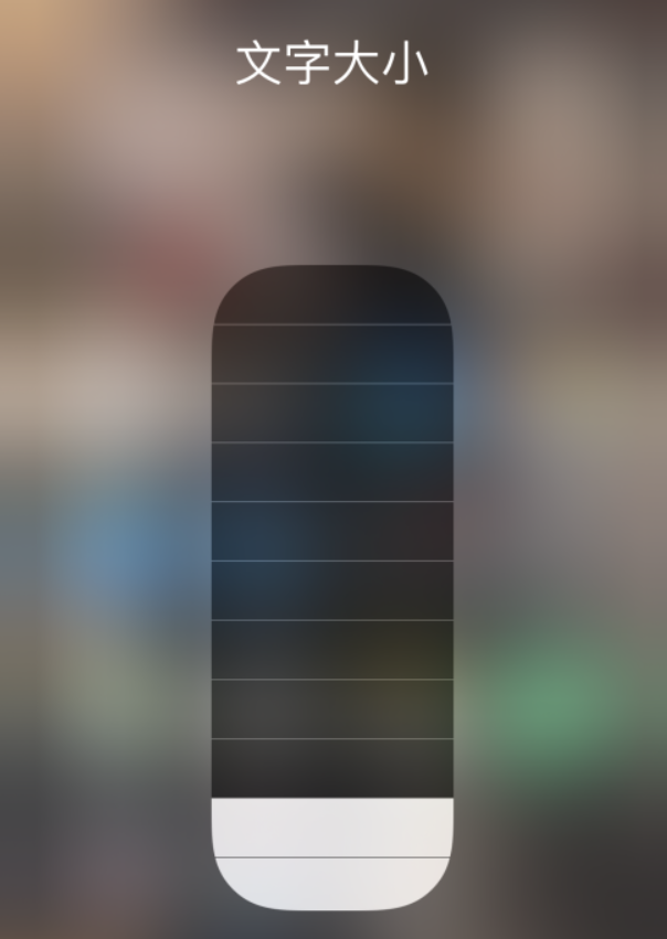 柳江苹果手机维修分享小技巧：在 iPhone 控制中心快速调节字体大小 