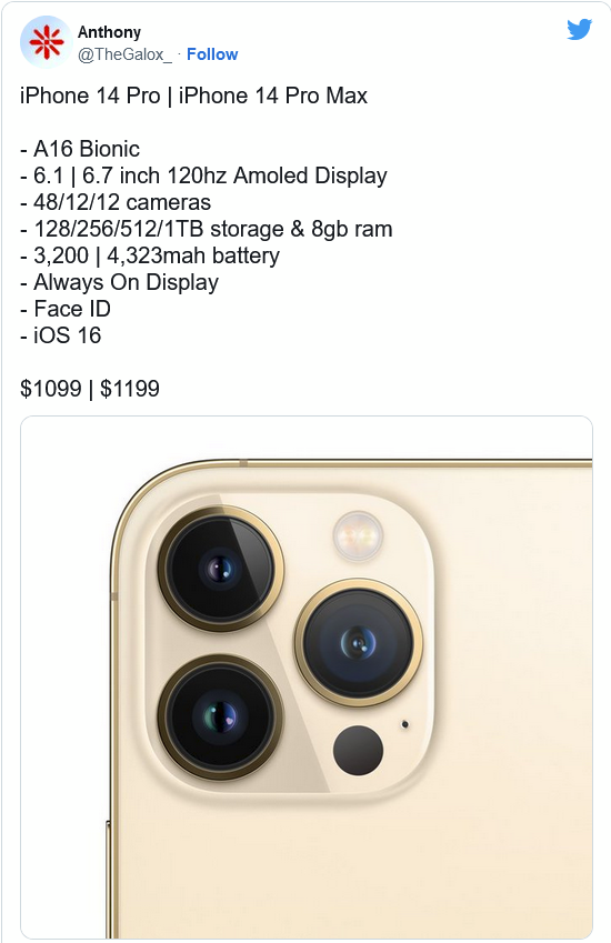 柳江苹果14维修分享iPhone 14全系涨价 