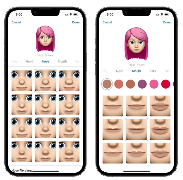 柳江苹果手机维修分享​iOS 16中的拟我表情有了哪些变化和升级 